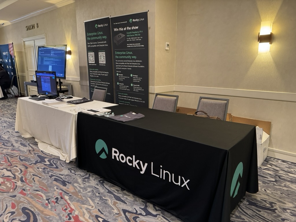 Rocky Linux Booth